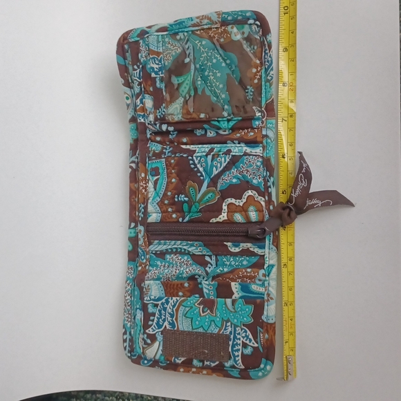 Vera Bradley Java Blue Compact Wallet - Picture 5 of 17